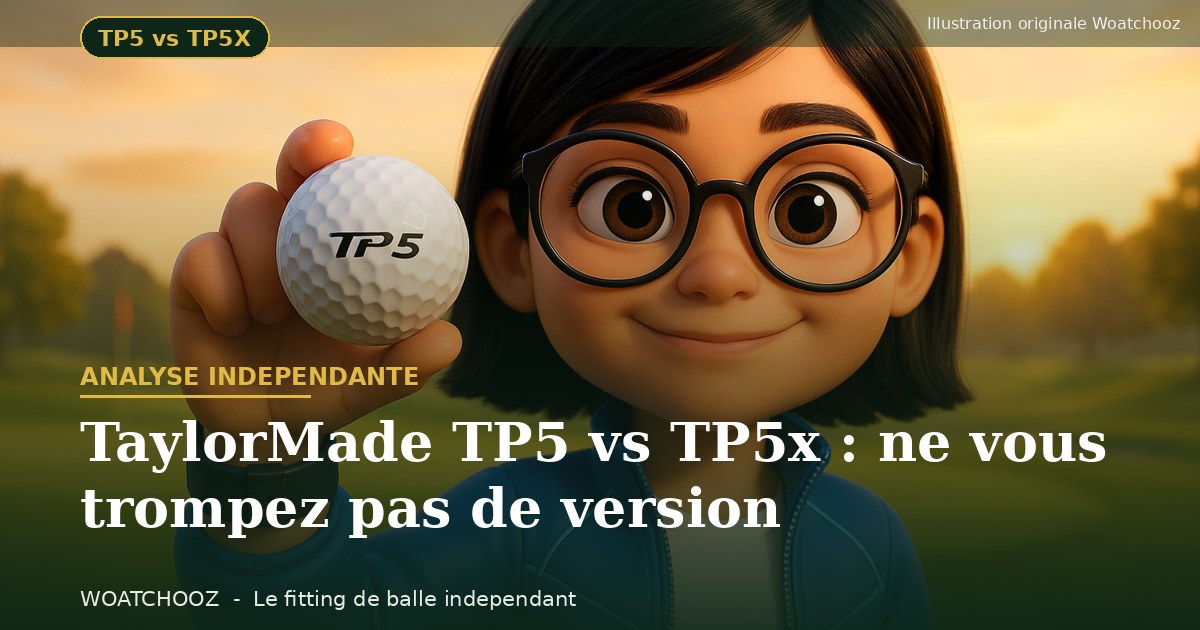 TaylorMade TP5 vs TP5x : ne vous trompez pas de version