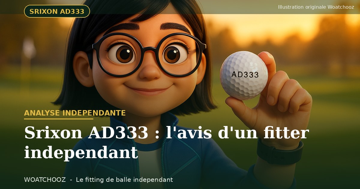 Srixon AD333 : l&rsquo;avis d&rsquo;un fitter independant