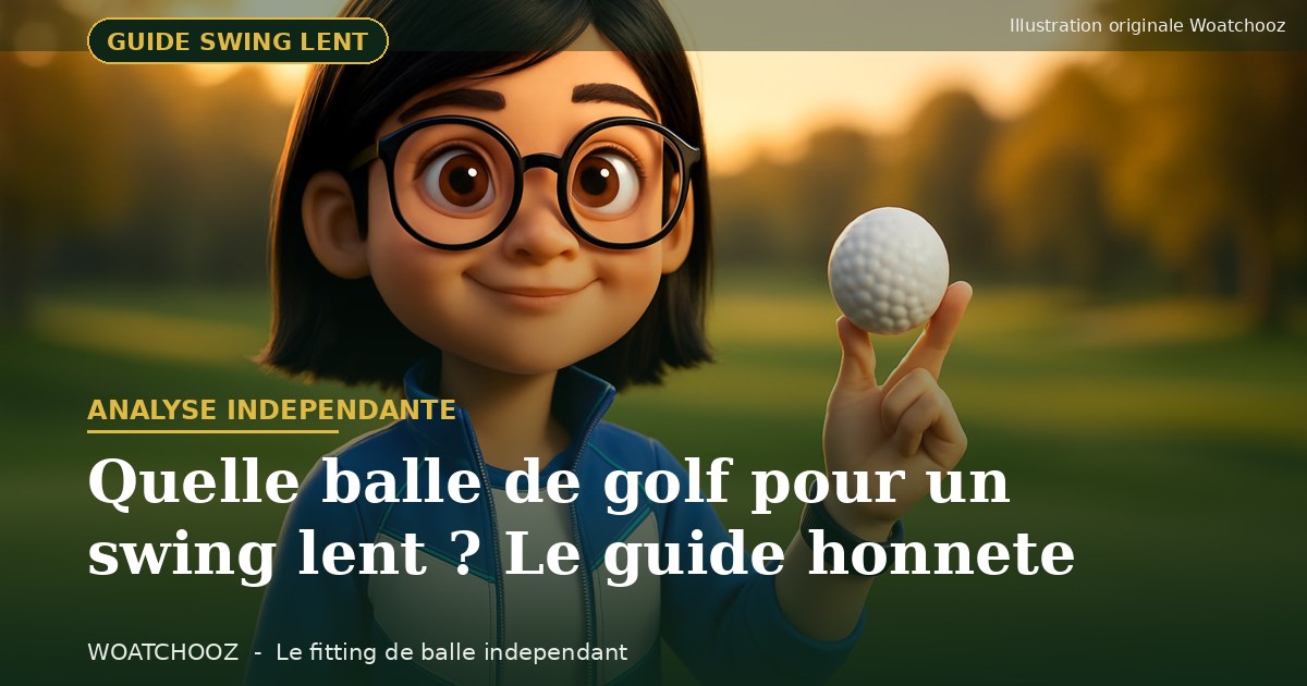 Quelle balle de golf pour un swing lent ? Le guide honnete